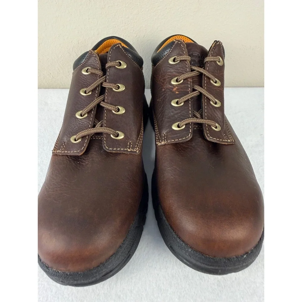 Timberland PRO TiTAN Oxford Work Shoes Men's 11M Brown Soft Toe Christmas Gift